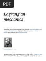 Lagrangian Mechanics - Wikipedia