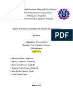 Ajuste de Mínimos Cuadrados de La Nube de Variogramas