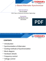 Microprocessor Based Alternator Synchronizer