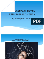 Kegawatdaruratan Respirasi Pada Anak