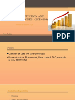 Data Communication and Computer Networks (Ece-4308) : Overview of Data Link Layer