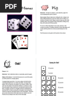 Dice Games Booklet