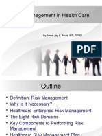 Risk Management in Health Care