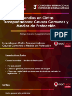 Rodrigo Aravena Alejandro Ramirez Presentacion Incendios en Cintas Transportadoras. Causas Comunes y Medios de Proteccion