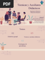 Técnicas y Auxiliares Didácticos.