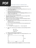 CSEC Past Paper Questions: CONSTRUCTION: KL 8 CM, LM 6 CM and Angle KLM 135°