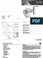 Microlife BP A3 Plus: EN ES FR IT DE TR PT NL GR AR