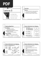 Clipping: Computer Graphics & Visualization