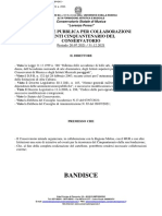 5046 - Selezione Pubblica Per Collaborazioni - Eventi Cinquantenario Del Conservatorio