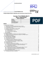 EDEL Manual K2 643VF-006 Variador FUJI FRENIC LIFT para Máquinas Asincronas