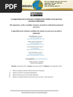 La Importancia de La Estructura Cristalina de Los Metales en Los Procesos Mecánicos Industriales