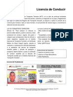 Licencia de Conducir Edgar