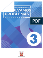 Resolvamos Problemas 3, Secundaria Cuaderno de Trabajo de Matemática 2020