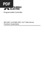 MELSEC iQ-R/MELSEC iQ-F Web Server Function Guide Book