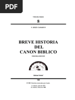 Breve Historia Del Canon