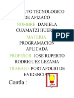 Portafolio de Evidencias - Programacion