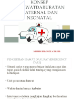 Konsep Dasar Kegawatdaruratan Maternal