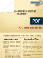 Best Solution For Sewage Treatment: M/s. Sintex Industries LTD