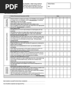 Infection Prevention and Control Care Checklist - Multi-Drug Resistant Organism (MDRO)