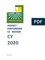 DAR 2020 Agency Performance Review Report 1