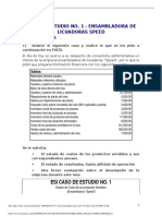 Caso de Estudio Ensambladora de Licuadoras Speed