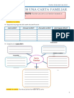 Actividad Escribimos Una Carta