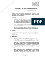 Directiva de Ascenso de Oficiales PNP Promocion 2012