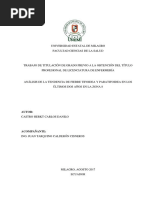 Análisis de La Tendencia de Fiebre Tifoidea y Paratifoidea en Los Últimos Dos Años en La Zona 8, Castro Herkt