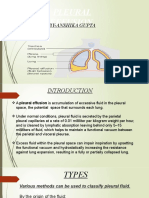 Pleural Effusion: By-Anshika Gupta