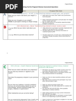 Training Tool For Pregnant Woman Assessment Questions: 100's Anthropometric HT/WT, %tiles