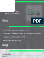 Palestra - Cimento Propriedades Fisico Quimicas