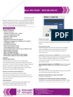 RISH EM 3490 SS - Digital Multifunctional Energy Meters With RS 485 Communication