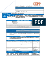 PLANEACIÓN Psicología Del Aprendizaje II - Mayo-Agosto 2022