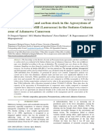 Floristic Diversity and Carbon Stock in The Agrosystem of Perseaamericana Mill (Lauraceae) in The Sudano-Guinean Zone of Adamawa Cameroon