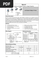 800ma Low Dropout Positive Voltage Regulator