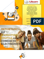 Importancia Del Marketing Digital en El Comercio Electronico