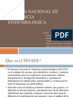 Sistema Nacional de Vigilancia Epidemiológica Grupo 8