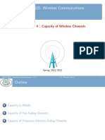 EELE 6333: Wireless Commuications: Chapter # 4: Capacity of Wireless Channels