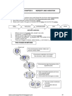Chapter 3 Heredity and Variation: 1. Cell Division
