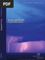 (Perspectives in Continental Philosophy) Claude Romano - Event and World (Perspectives in Continental Philosophy) - Fordham University Press (2009)