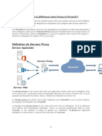 Différence Entre FIRE WALL ET PROXY