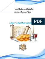 Sidur Shabat Kabbala Yeshurun