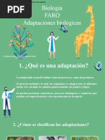 FARO Biología 2021 Adaptaciones Biológicas