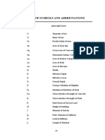 LIST OF SYMBOLS AND ABBREVIATIONS (Fine)