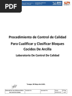 Procedimiento de Control de Calidad Complejo Alfarero Jirajara