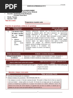 3° Sesion Tercer Grado