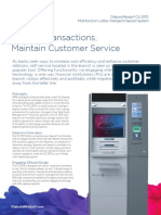 Migrate Transactions, Maintain Customer Service: Diebold Nixdorf CS 2070 Multifunction Lobby Intelligent Deposit System