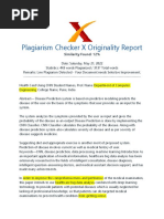 Plagiarism Checker X Originality Report: Similarity Found: 12%