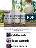 Microorganisms Associated With Raw Milk and Their Significance