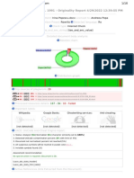 Plagiarism Detector: v. 1991 - Originality Report 4/29/2022 12:39:55 PM